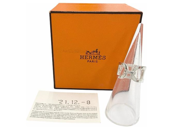 Ring Hermès Anello Ever Chaine d'Ancre Hermes Argento - vista 2