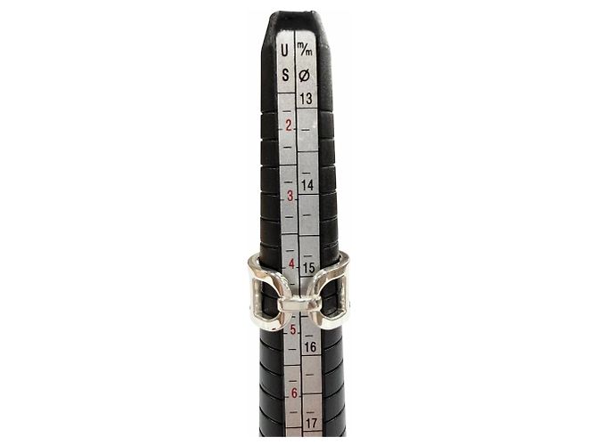 Ring Hermès Anello Ever Chaine d'Ancre Hermes Argento - vista 9