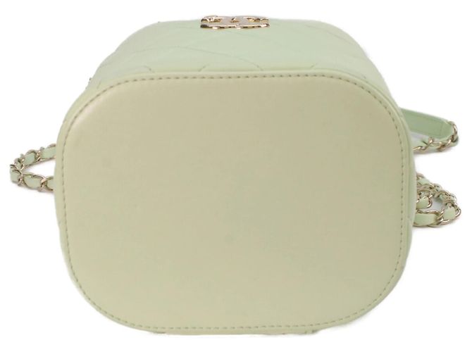 Chanel AS1626 Lambskin Trendy CC 2-Way Vanity Shoulder Bag Verde - vista 5