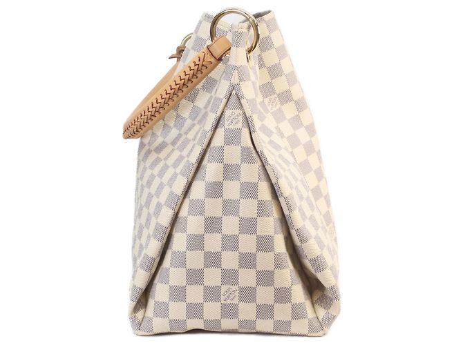 Borsa Louis Vuitton Damier Azur Artsy MM Bianco - vista 2