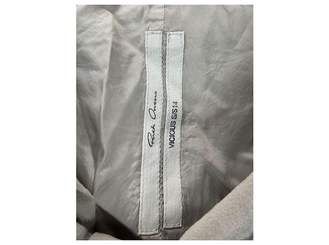 Vestido sin mangas Rick Owens "Vicious" Pearl Beige - vista 2