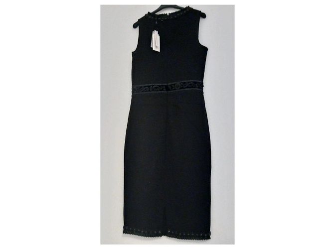 Blumarine schwarzes Kleid mit Schmuckdetails - Ansicht 2