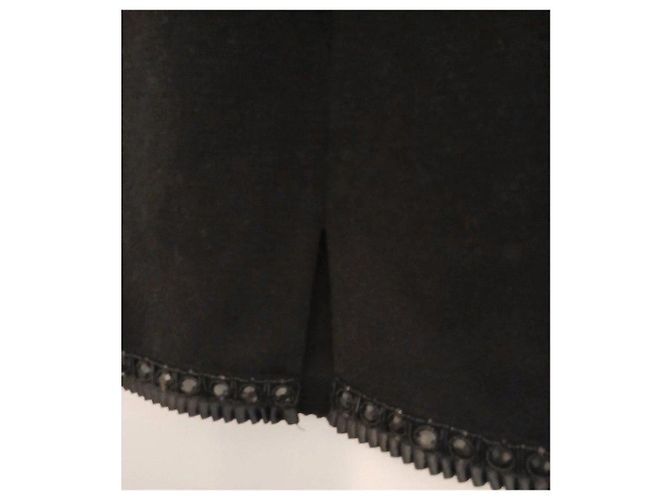 Blumarine schwarzes Kleid mit Schmuckdetails - Ansicht 3