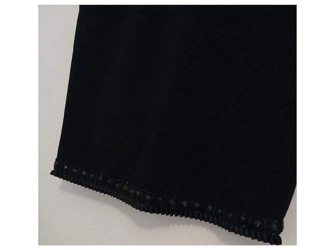 Blumarine schwarzes Kleid mit Schmuckdetails - Ansicht 4