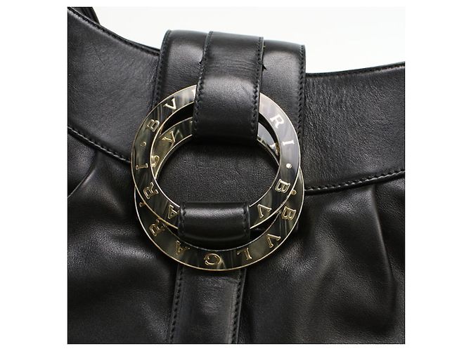 Bulgari Borsa a una spalla Bvlgari Chandra Nero - vista 4