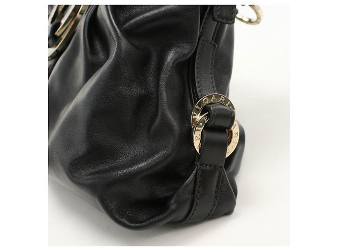 Bulgari Borsa a una spalla Bvlgari Chandra Nero - vista 5
