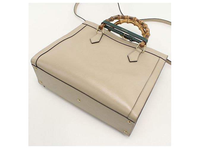 Borsa Tote 2-Way Diana GUCCI Beige - vista 2