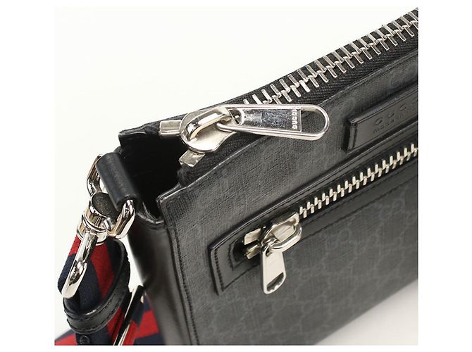 Borsa a tracolla Gucci 523599 Nero - vista 4