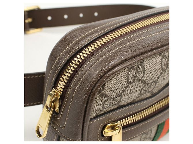 Borsa a tracolla Ophidia Gucci Beige - vista 6