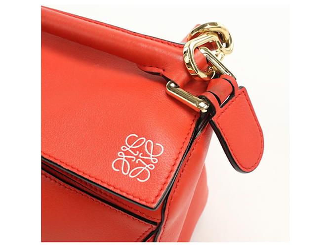 Borsa Loewe 2WAY Puzzle Rosso - vista 4