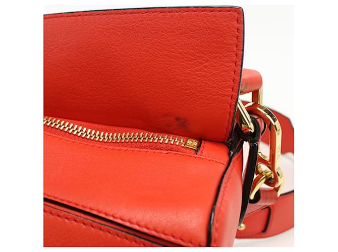 Borsa Loewe 2WAY Puzzle Rosso - vista 5
