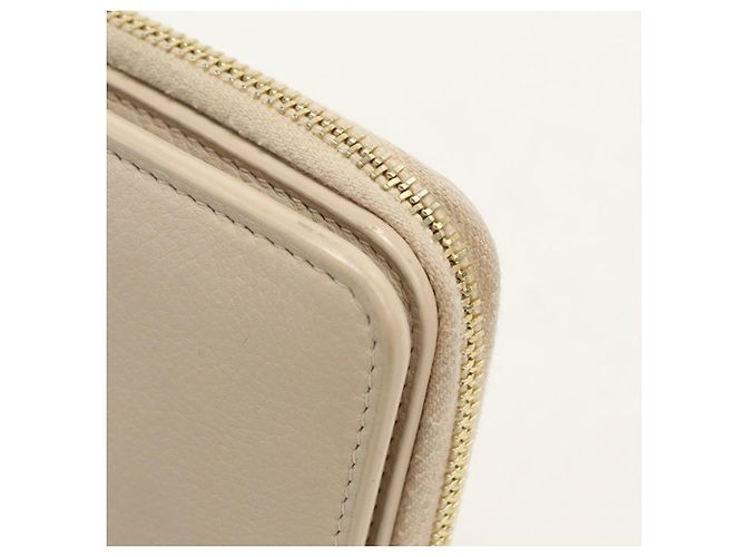 Portafoglio bi-fold da donna Saint Laurent Beige - vista 5