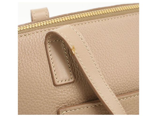 Borsa Prada 1BA068 in pelle beige - vista 5