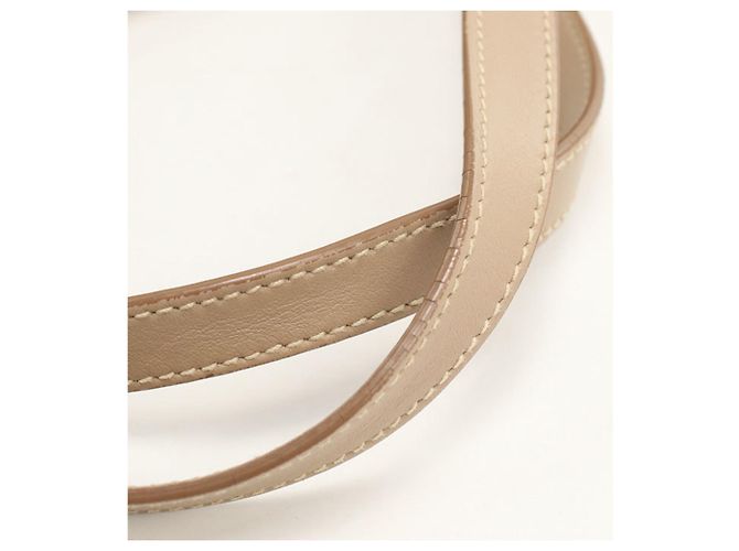 Borsa Prada 1BA068 in pelle beige - vista 7