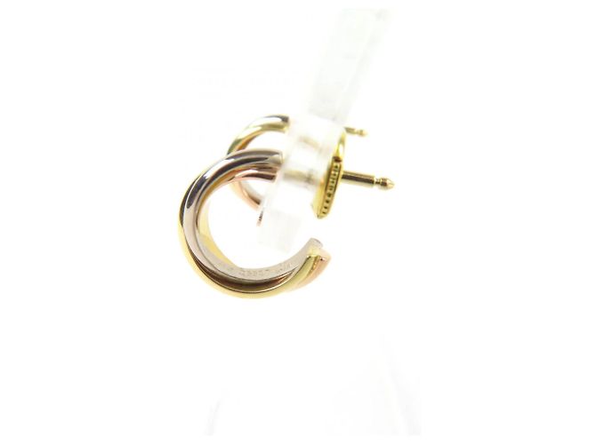 Orecchini Trinity Cartier D'oro - vista 2