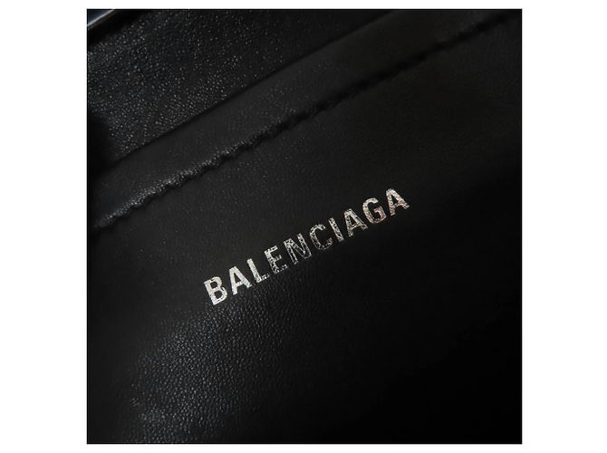 Everyday Borsa a mano in pelle Balenciaga Ibiza Small Nero - vista 12
