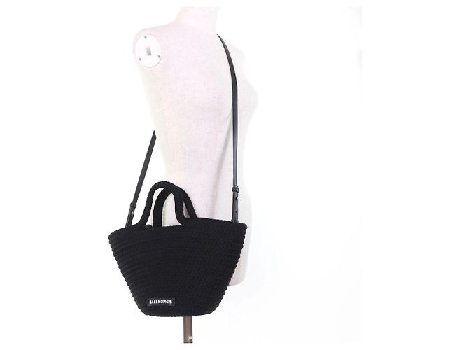 Everyday Borsa a mano in pelle Balenciaga Ibiza Small Nero - vista 9