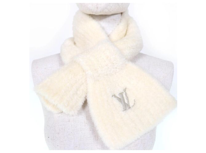 Stola Louis Vuitton Off-White Bianco sporco - vista 4
