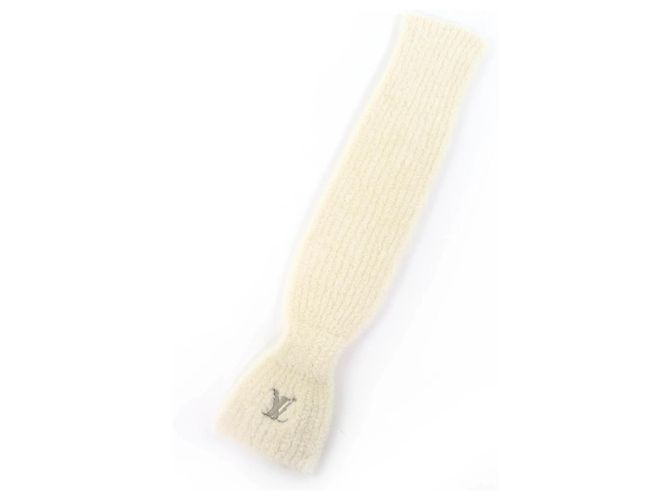 Stola Louis Vuitton Off-White Bianco sporco - vista 5