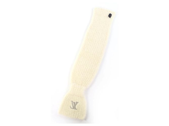 Stola Louis Vuitton Off-White Bianco sporco - vista 6