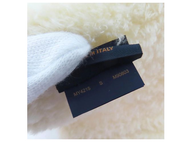 Stola Louis Vuitton Off-White Bianco sporco - vista 9