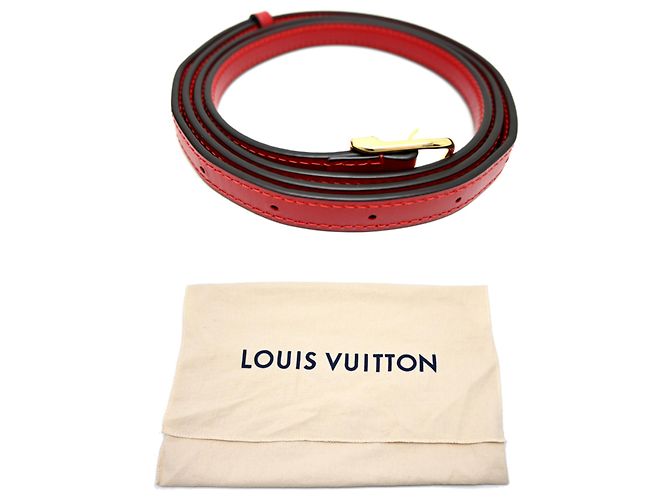 Borsa a tracolla Louis Vuitton Orsay MM in pelle di vitello Rosso - vista 9
