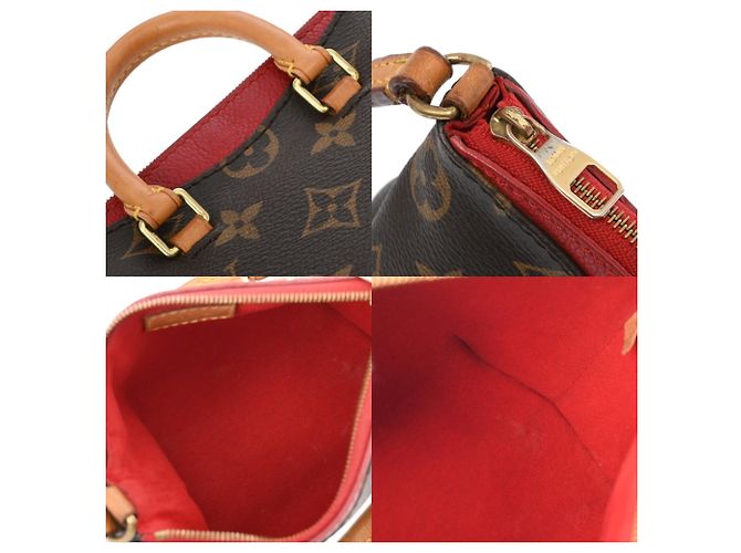 Borsa a Spalla Louis Vuitton Monogram Nano Pallas Cerise Fuschia - vista 10
