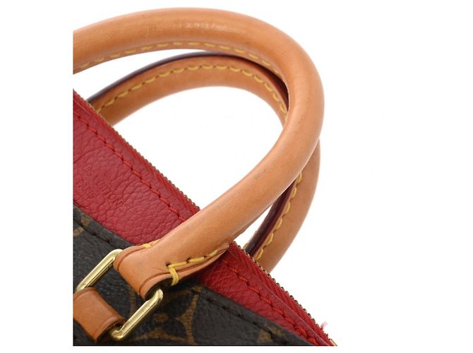 Borsa a Spalla Louis Vuitton Monogram Nano Pallas Cerise Fuschia - vista 5