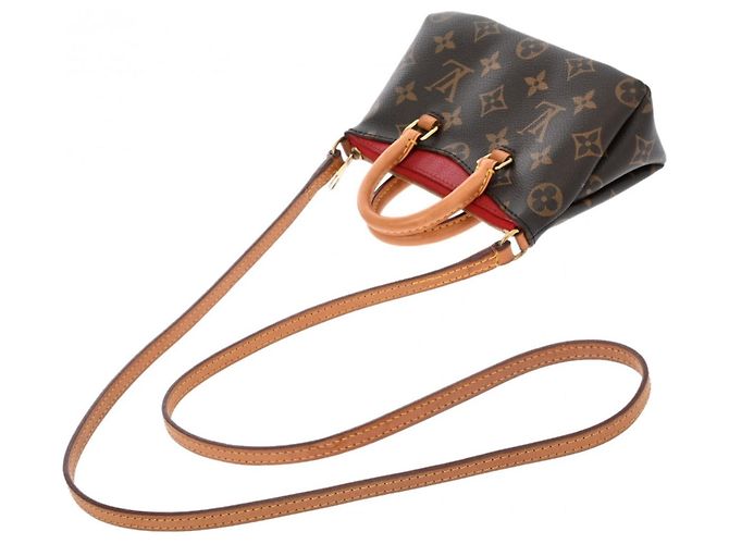 Borsa a Spalla Louis Vuitton Monogram Nano Pallas Cerise Fuschia - vista 6