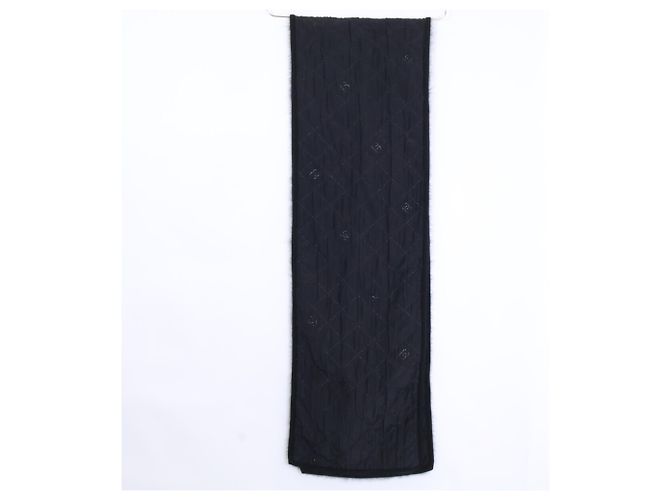 Bufanda de lana negra Chanel Negro - vista 2