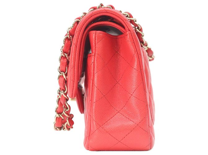Chanel A01113 Caviar Matelassé 23 Borsa a tracolla Rosso - vista 2