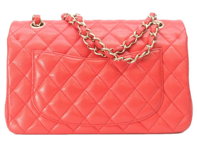 Chanel A01113 Caviar Matelassé 23 Borsa a tracolla Rosso - vista 3