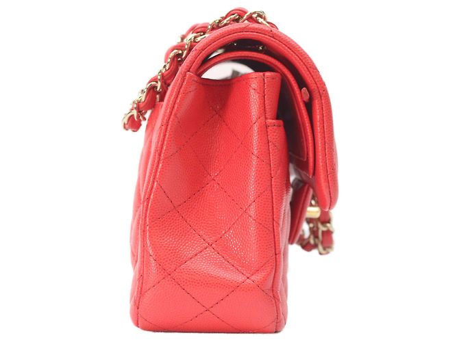 Chanel A01113 Caviar Matelassé 23 Borsa a tracolla Rosso - vista 4