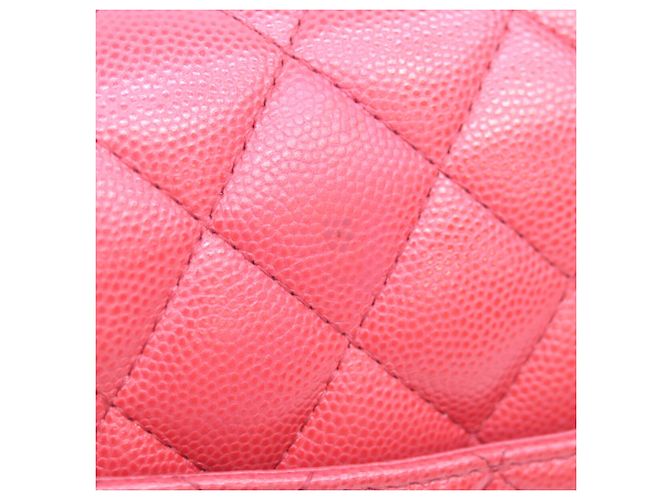 Chanel A01113 Caviar Matelassé 23 Borsa a tracolla Rosso - vista 7