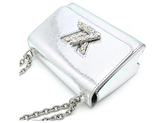 Louis Vuitton Twist PM Schultertasche Silber - Ansicht 3