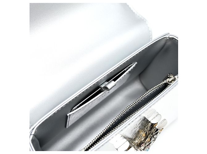 Louis Vuitton Twist PM Schultertasche Silber - Ansicht 6