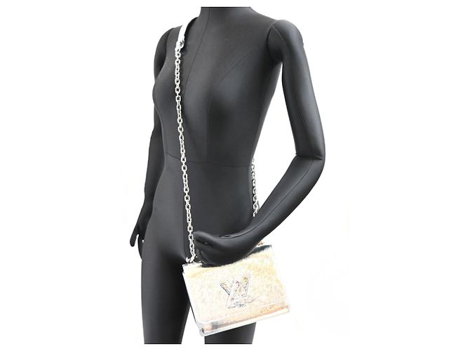 Louis Vuitton Twist PM Schultertasche Silber - Ansicht 9