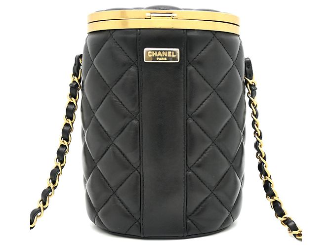 Bolso de hombro Chanel Vanity para mujer Negro - vista 2