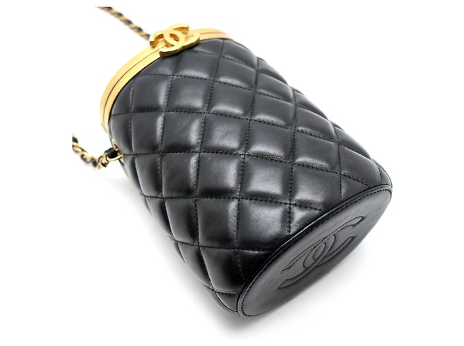 Bolso de hombro Chanel Vanity para mujer Negro - vista 3