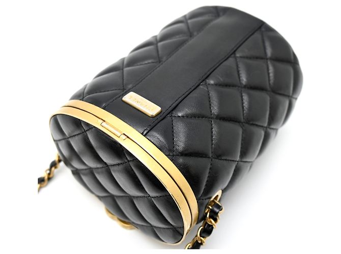 Bolso de hombro Chanel Vanity para mujer Negro - vista 4