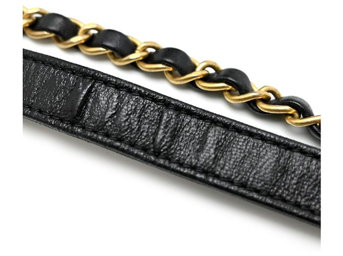 Bolso de hombro Chanel Vanity para mujer Negro - vista 5