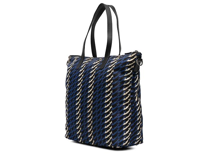 Borsa Satchel Prada Blue Tessuto Stampato - vista 2