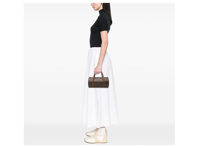 Louis Vuitton Marrone Monogram Papillon 26 - vista 8