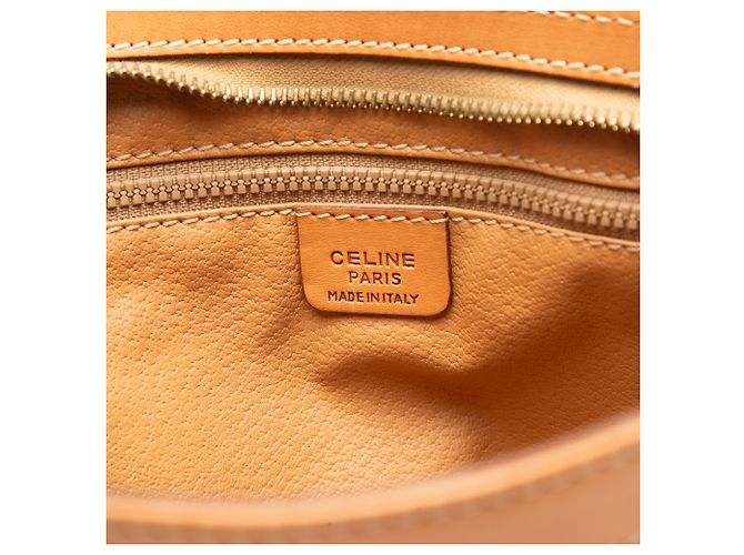 Céline Clutch de lona revestida Celine Marrón Macadam Castaño - vista 6