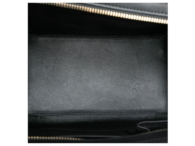 Céline Celine Gray Mini Canvas und Wildleder Tricolor Luggage Tote Braun - Ansicht 4