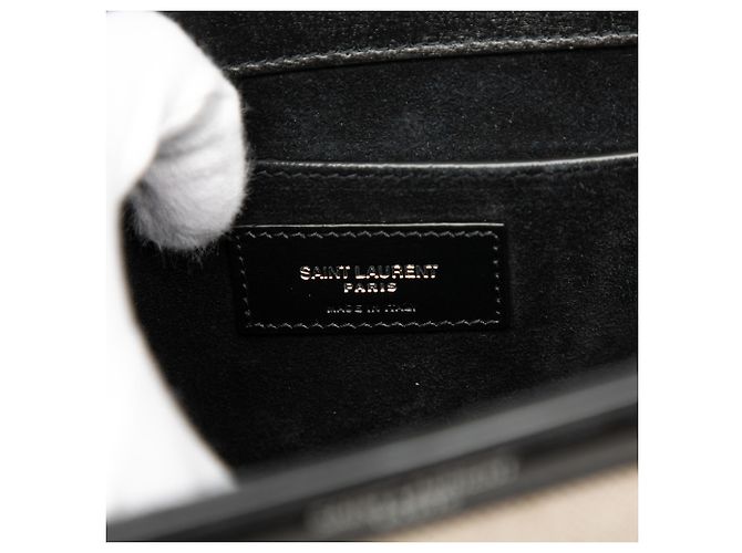 Saint Laurent Cassandra Handtasche aus beige Canvas in Medium - Ansicht 5