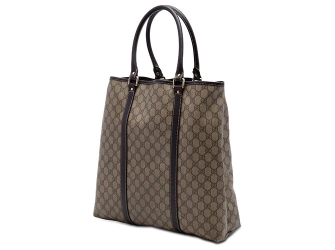 Tote vertical Gucci Beige GG Supreme Joy - vista 2