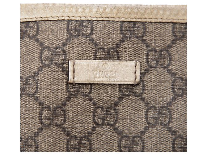 Tote verticale Gucci Beige GG Supreme Joy - vista 5