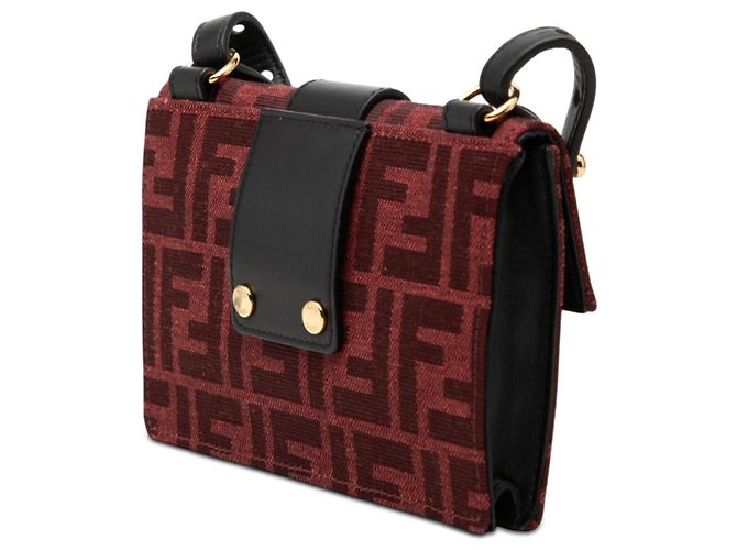 Fendi Rote Zucca Canvas Convertible Baguette Pouch - Ansicht 2