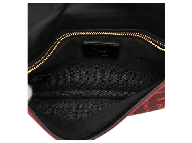 Fendi Rote Zucca Canvas Convertible Baguette Pouch - Ansicht 4